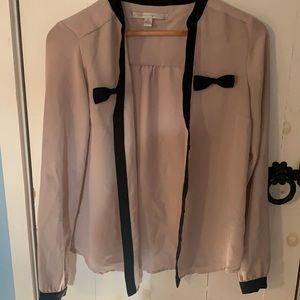 LC Lauren Conrad Blush Pink Blouse